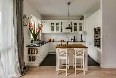 Small kitchen. Arrangement secrets